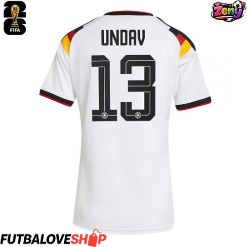 Dres Nemecko Deniz Undav #13 Domáci pre Ženy MS 2026 Krátky Rukáv